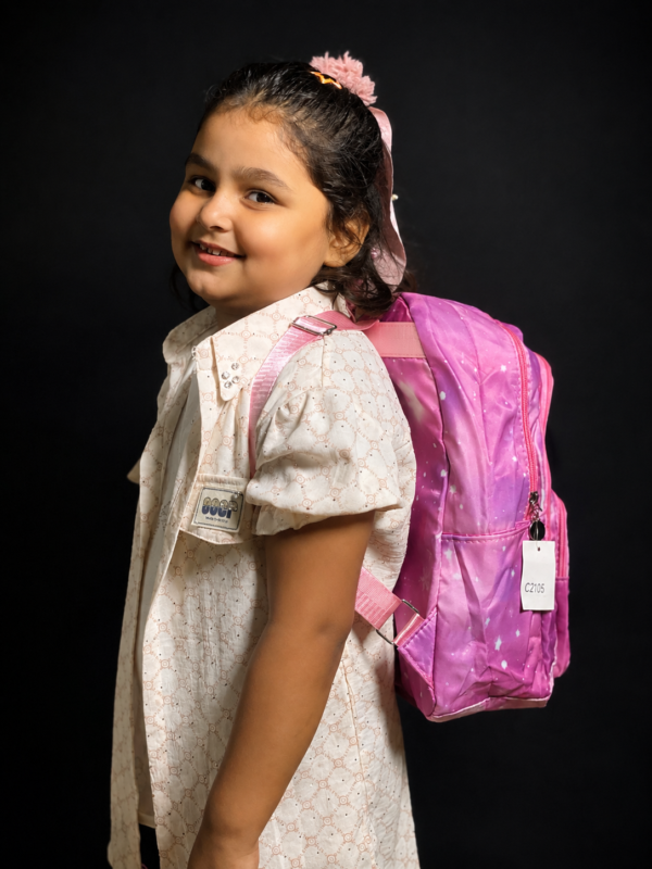 Girls Galaxy Print School Backpack
