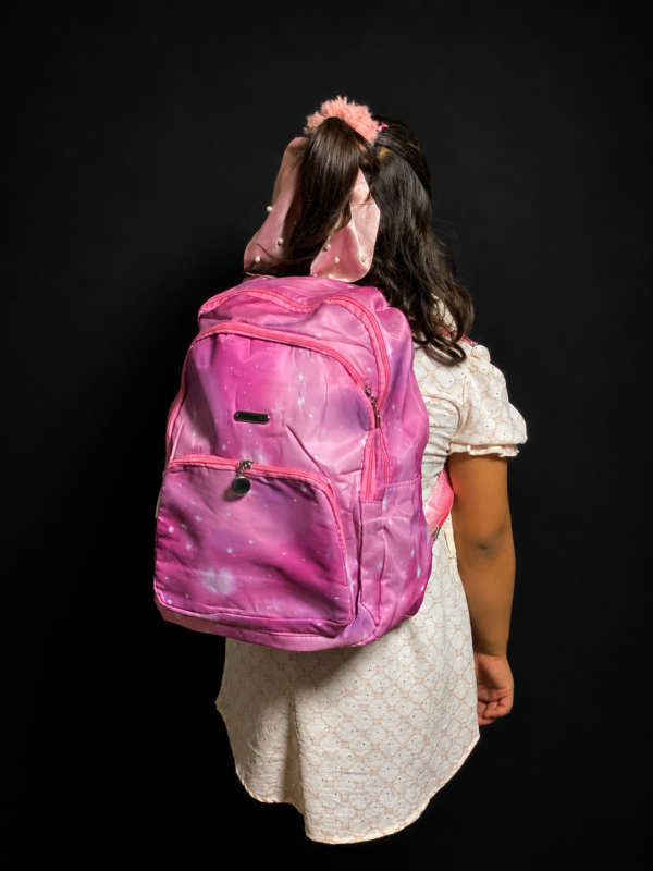 Girls Galaxy Print School Backpack