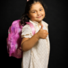 Girls Galaxy Print School Backpack