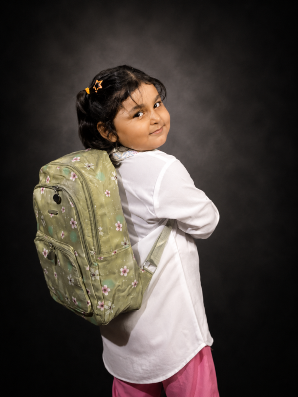IMG_1444 Floral Print Girls School Backpack