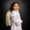 IMG_1445 Floral Print Girls School Backpack