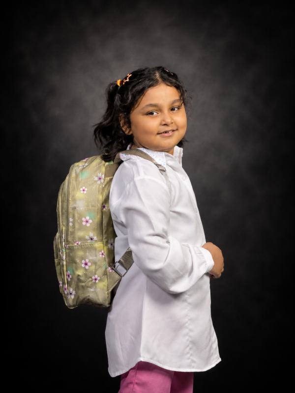 IMG_1445 Floral Print Girls School Backpack