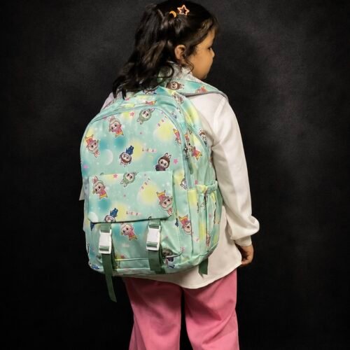 LBBU Printed School Backpack