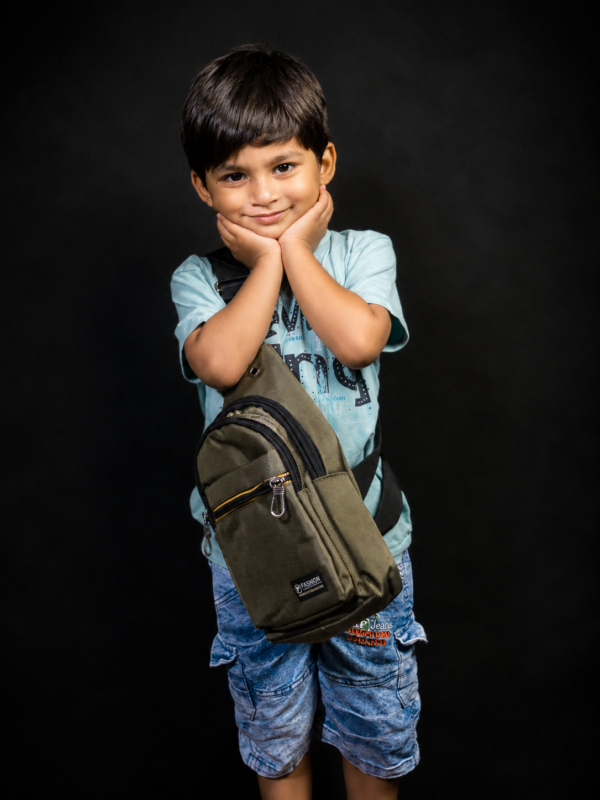 Premium Olive Green Sling Backpack
