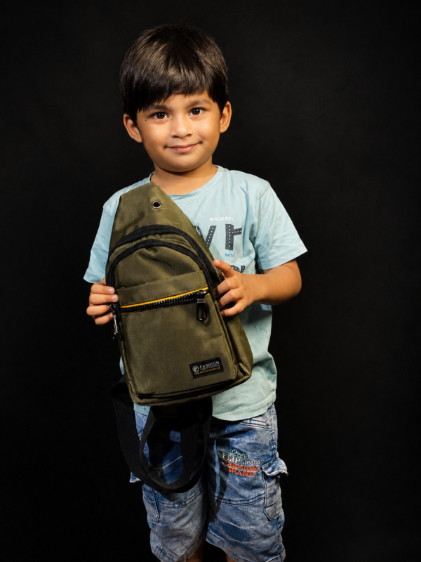Premium Olive Green Sling Backpack