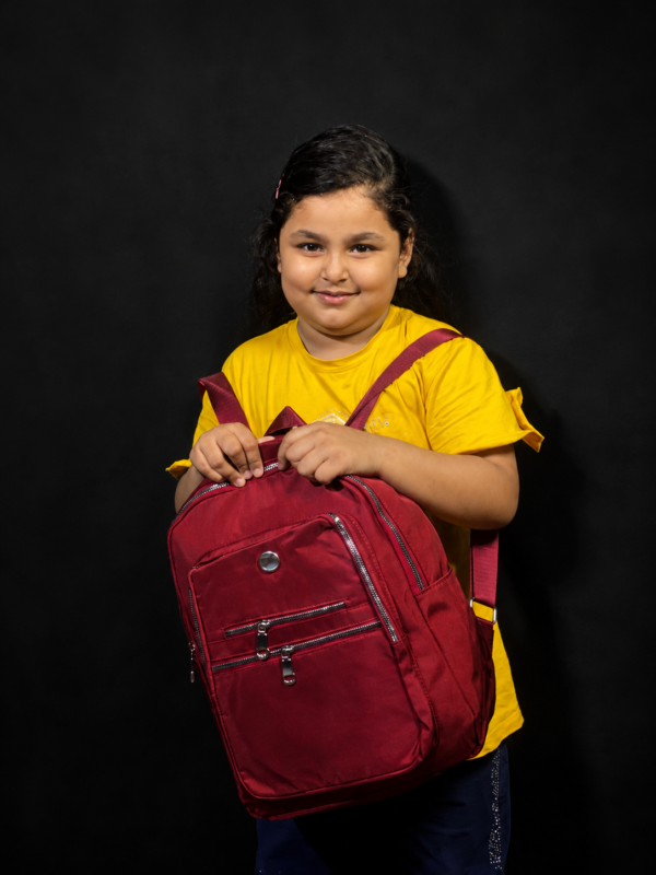 Premium Red Multi-Pocket  Backpack