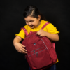 Premium Red Multi-Pocket  Backpack