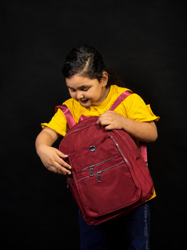Premium Red Multi-Pocket  Backpack