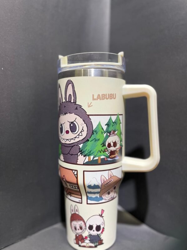 Labubu Character Print Stainless Steel Tumbler