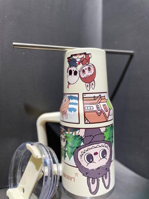 Labubu Character Print Stainless Steel Tumbler