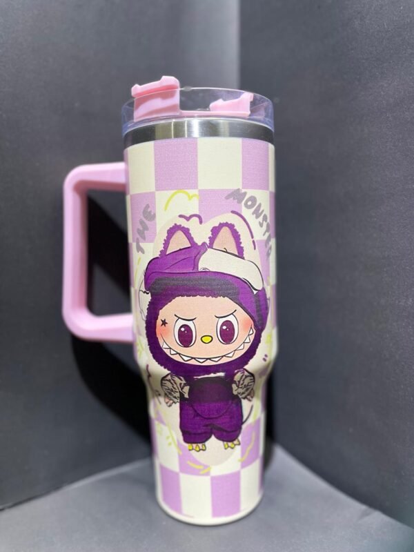 Labubu Character Print Stainless Steel Tumbler