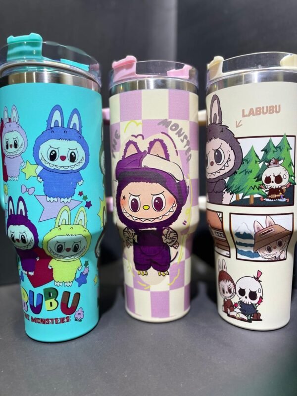 Labubu Character Print Stainless Steel Tumbler