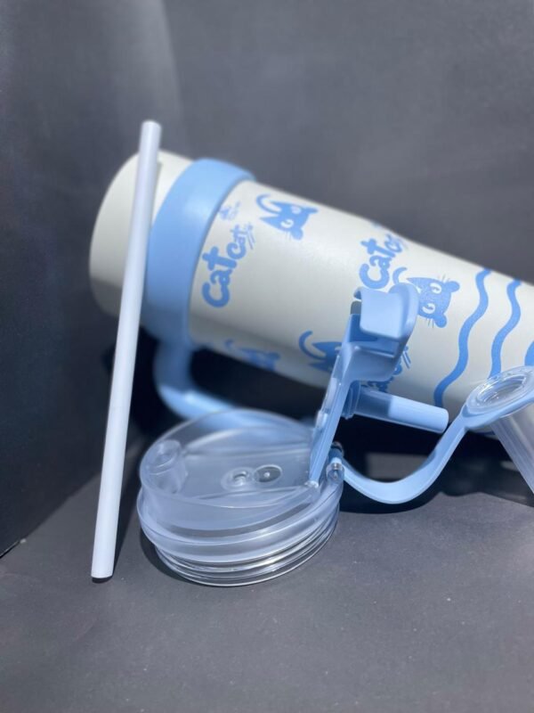 Cute Character Print Stainless Steel Tumbler