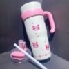 Cute Character Print Stainless Steel Tumbler