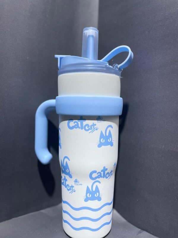 Cute Character Print Stainless Steel Tumbler
