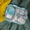 3-Compartment Stainless Steel Lunch Box