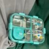 3-Compartment Stainless Steel Lunch Box