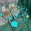 3-Compartment Stainless Steel Lunch Box
