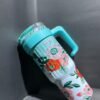 Floral Print Insulated Tumbler
