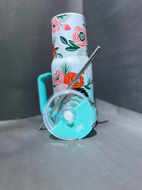 Floral Print Insulated Tumbler