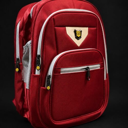 CAT Multi-Compartment School & College Backpack – Red
