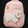 Girls Cute Pink School Backpack