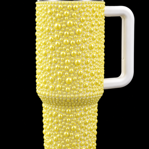 Viral Yellow Color bubbles Tumbler