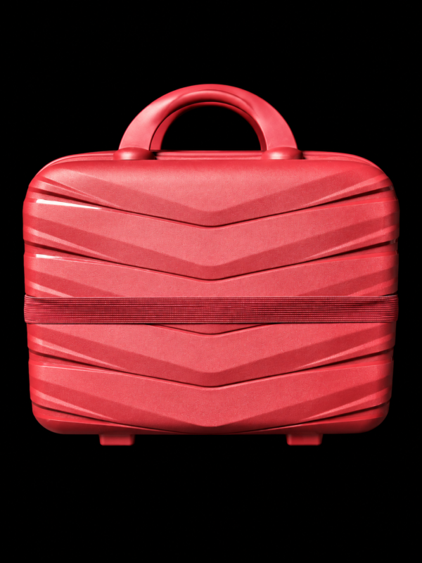 Roncato Red Hard Shell Cabin Suitcase