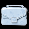 IMG_3030 Elegant Pastel Blue Structured Handbag
