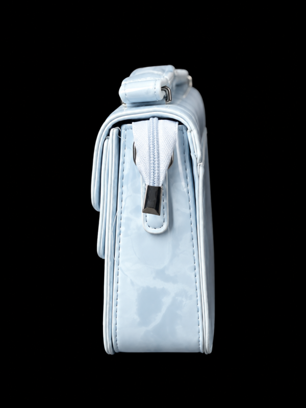 IMG_3031 Elegant Pastel Blue Structured Handbag