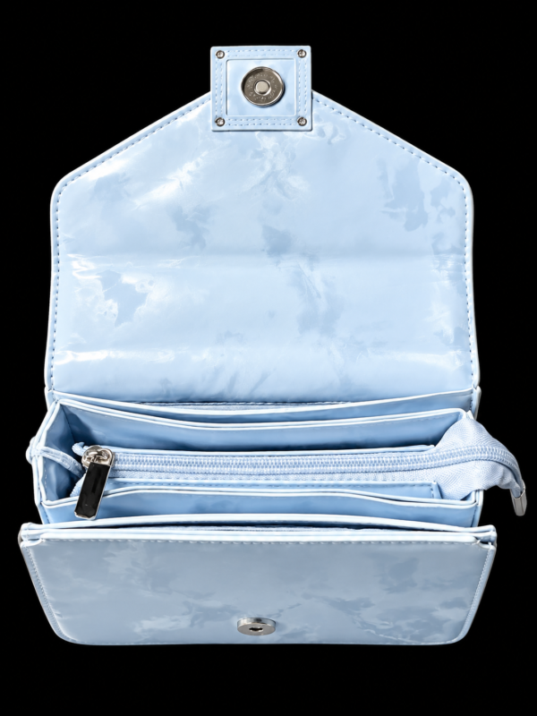 IMG_3033 Elegant Pastel Blue Structured Handbag